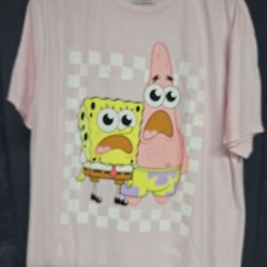 Nickelodeon Pink SpongeBob and Patrick Tee